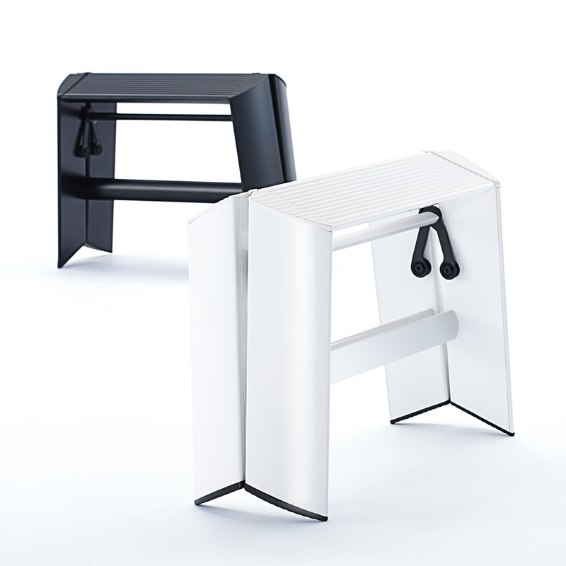 Trappestige Lucano 1 step - white - Puf & skammel - Moods ApS